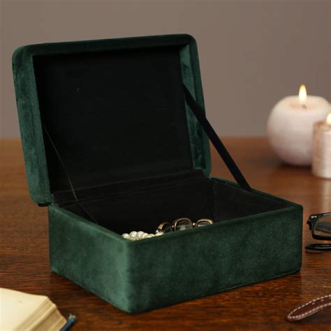 velvet jewellery box